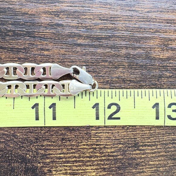 VTG 14K Gold Plated Copper Base Metal Mariner Link Chain Size 24" Length - Picture 10 of 12